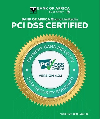 Bank Of Africa Ghana Has Achieved PCI-DSS Certification